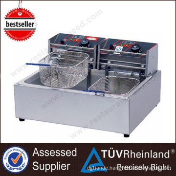 (Ce Approval) High Quality 1-Tank 2-Basket Commercial Industrial Multipurpose Deep Fryer